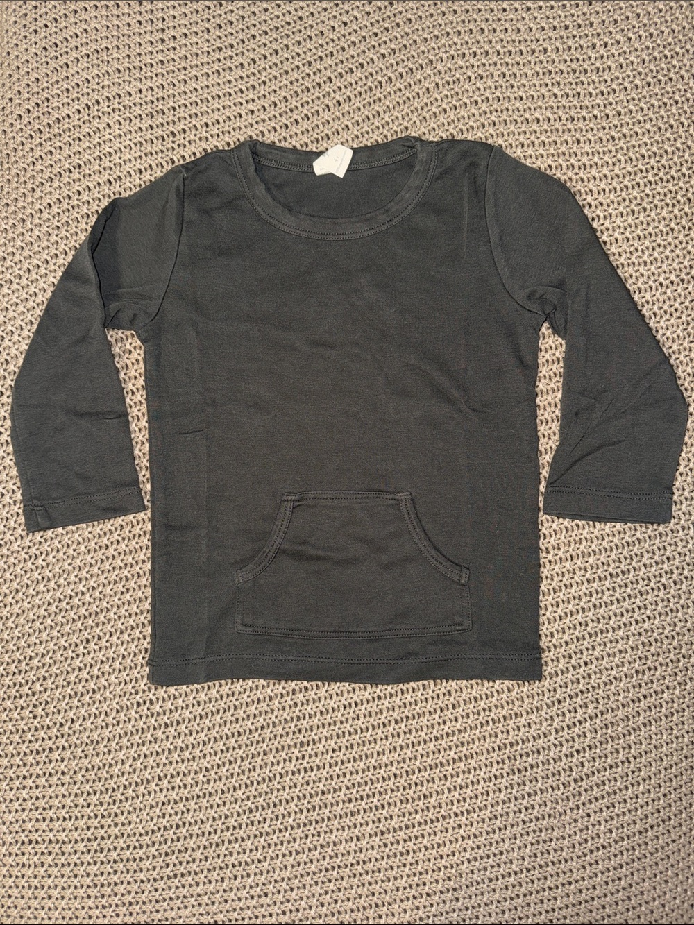 Kate Quinn Long Sleeve Cotton Pocket Tee